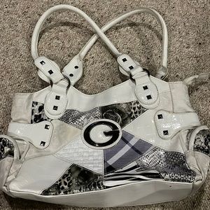 White Guess Purse